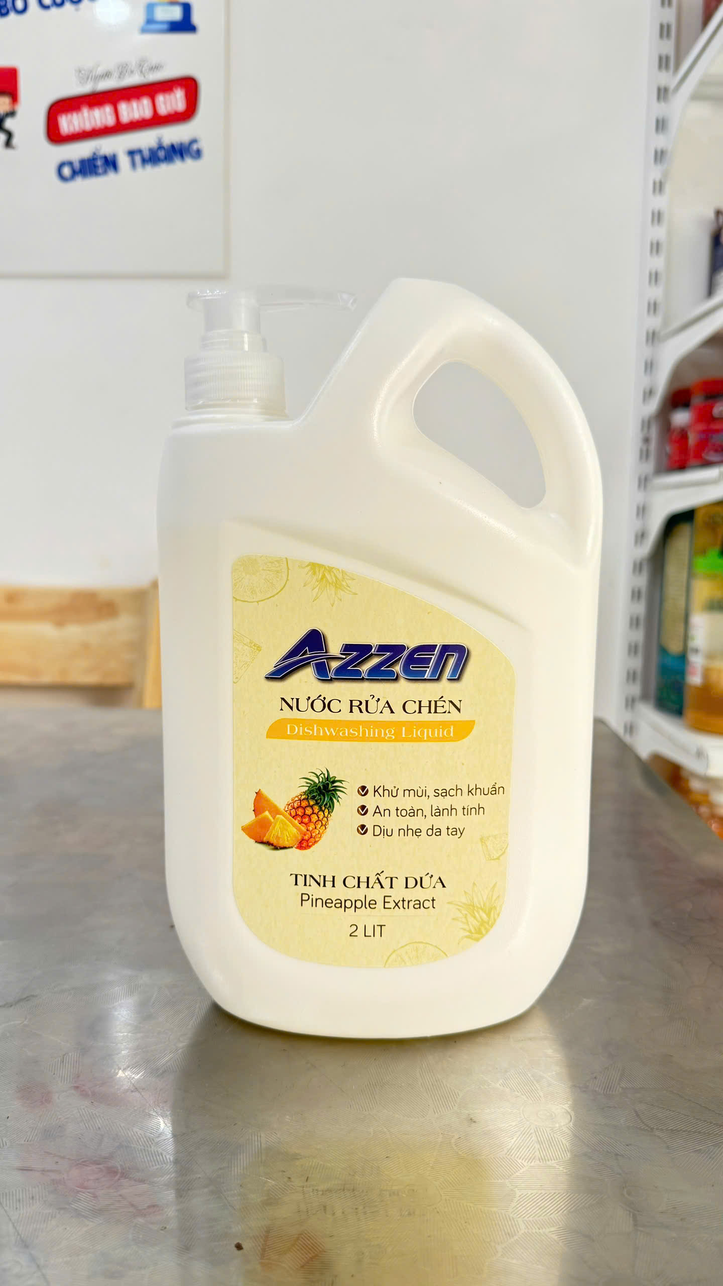 KN NƯỚC RỬA CHÉN CAO CẤP AZZEN 2l
