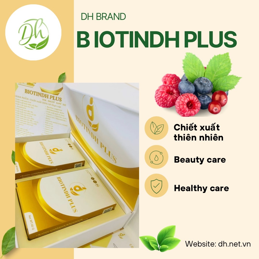 BIOTINDH PLUS _ THẢI ĐỘC MÁU (HỘP 20 GÓI)