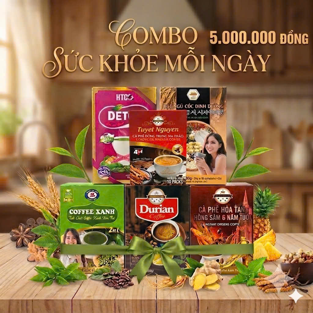 COMBO ĐẶT CỌC KHỞI NGHIỆP SỨC KHỎE MỖI NGÀY