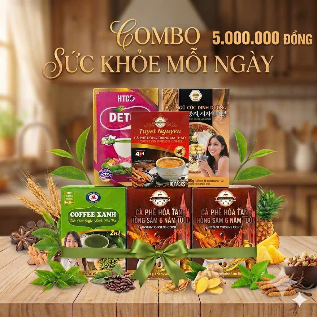 COMBO ĐẶT CỌC KHỞI NGHIỆP SỨC KHỎE MỖI NGÀY